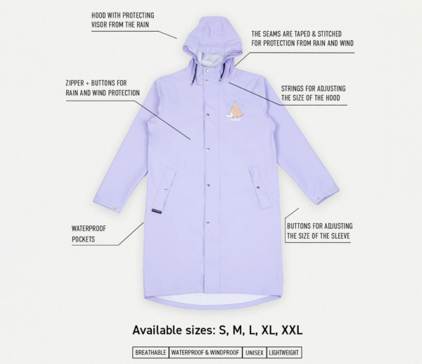 Moomin Adventure Rain Jacket – Yellow