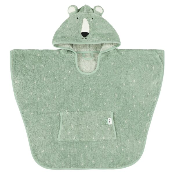Hooded Bathing Poncho for Kids – Mr. Polar Bear
