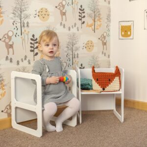 Montessori Weaning Table and Chair Set – with 2 Chairs