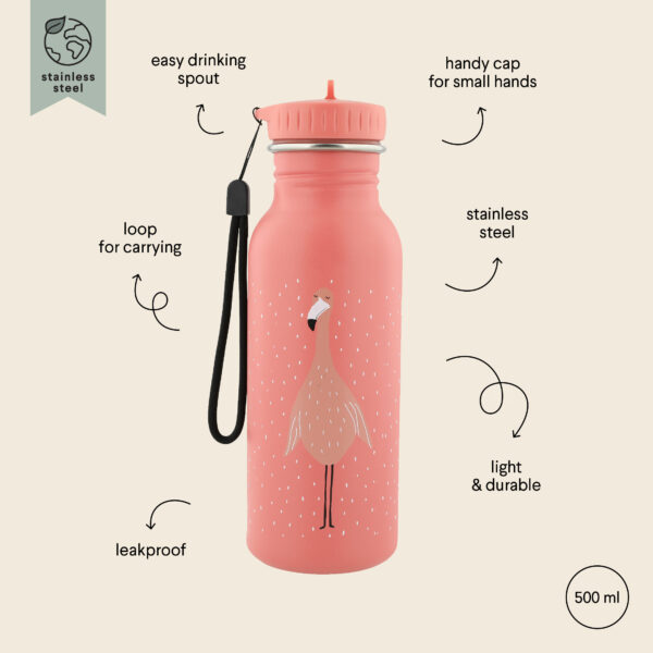 Stainless Steel Bottle 500 ml – Mrs Flamingo