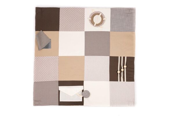 Baby Activity Mat, 100x100cm – Brown
