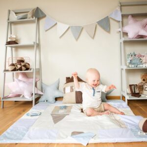 Baby Activity Mat, 120x120cm – Blue