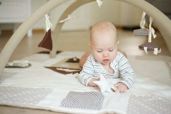 Baby Activity Mat, 120x120cm – Brown