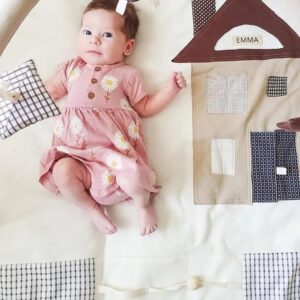 Baby Activity Mat, 120x120cm – Brown