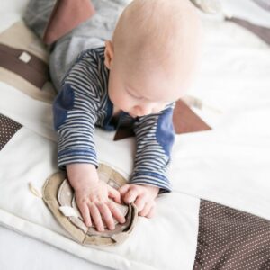 Baby Activity Mat, 120x120cm – Brown