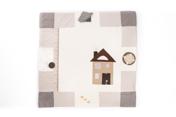 Baby Activity Mat, 120x120cm – Brown