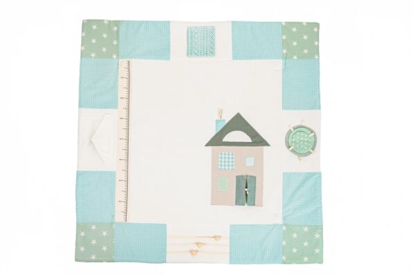 Baby Activity Mat, 120x120cm – Mint Green