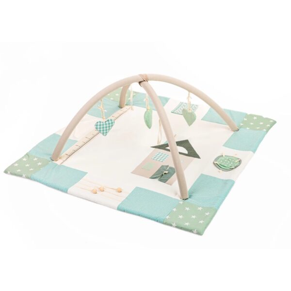 Baby Activity Mat, 120x120cm – Mint Green