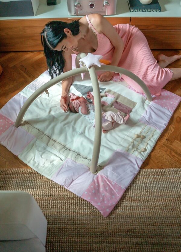 Baby Activity Mat, 120x120cm – Pink