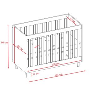 Baby Bed Kubi – Grey