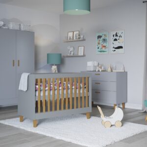 Baby Bed Kubi – Grey