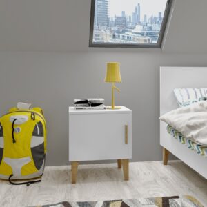 Bedside Table Kubi – White
