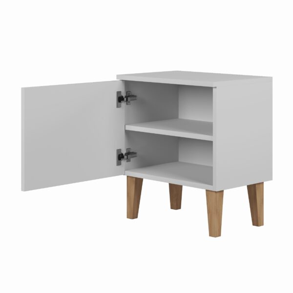 Bedside Table Kubi – White
