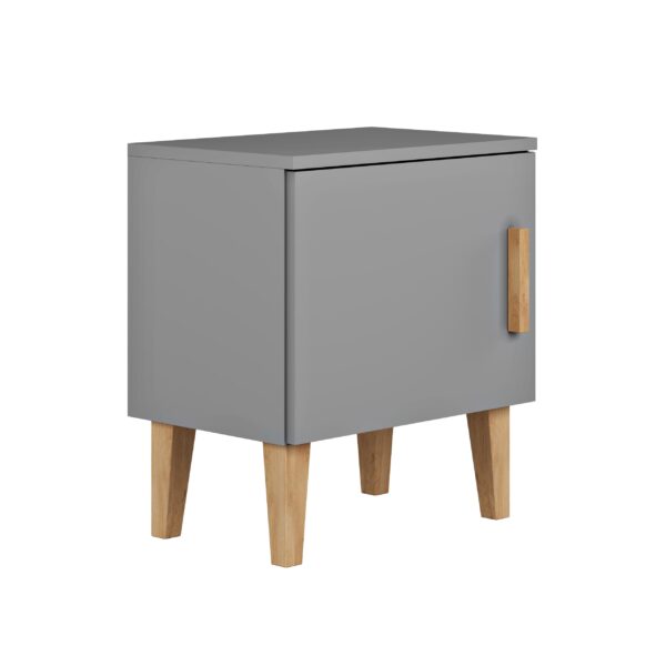 Bedside Table Kubi – Grey