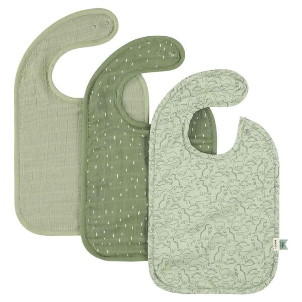 Bib 3-pack mix – Daring Dino