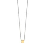 Box Necklace - Gold
