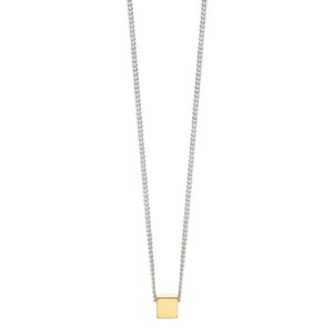 Box Necklace - Gold