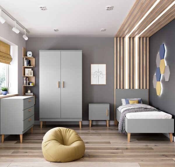 Chest of Drawers Kubi – Grey