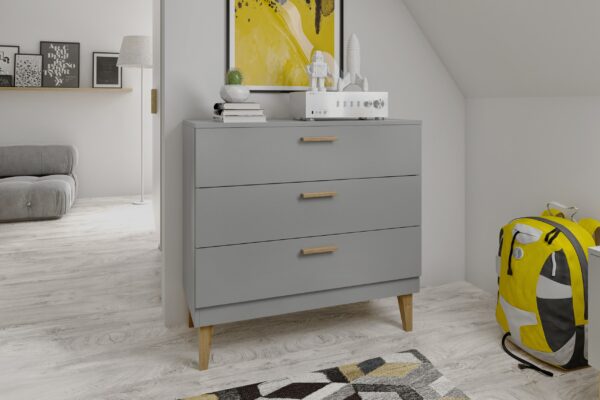 Chest of Drawers Kubi – Grey
