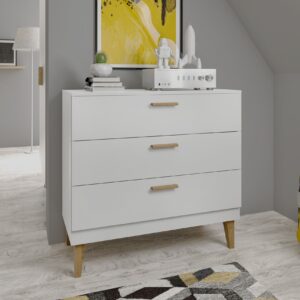 Chest of Drawers Kubi – White