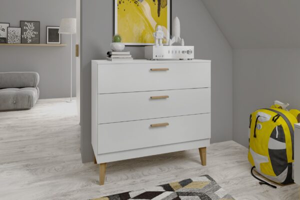 Chest of Drawers Kubi – White