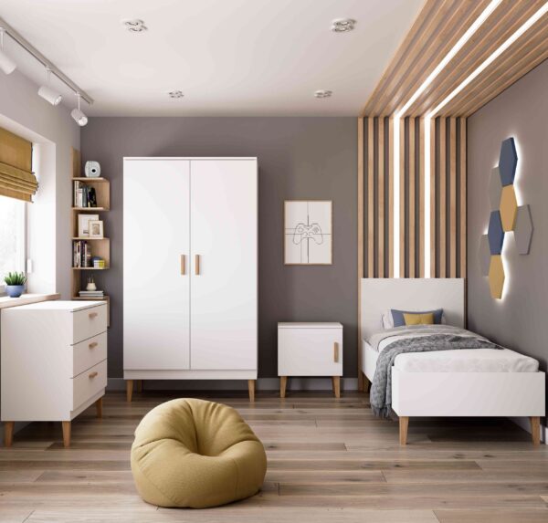 Chest of Drawers Kubi – White