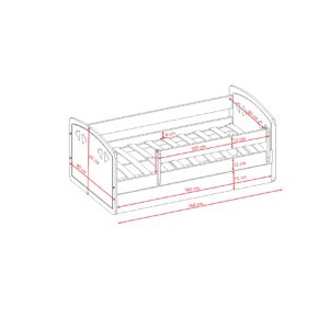 Children’s Bed Julia – White