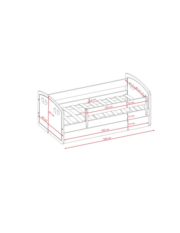Children’s Bed Julia – White
