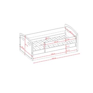 Children’s Bed Julia – White