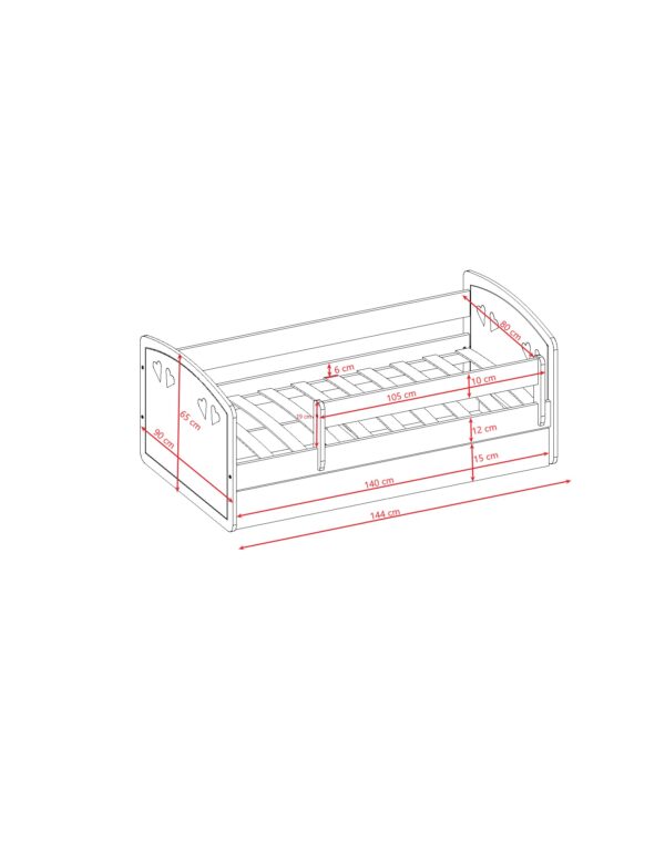Children’s Bed Julia – White
