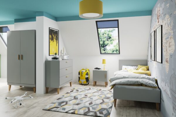 Children’s Bed Kubi – Grey