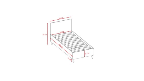Children’s Bed Kubi – Grey