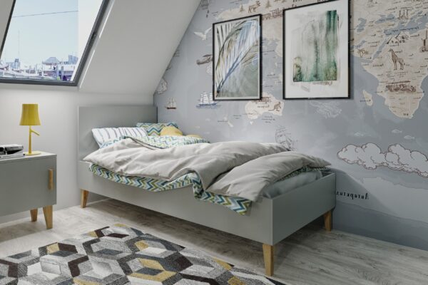 Children’s Bed Kubi – Grey
