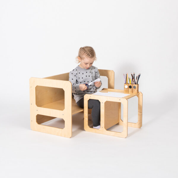 Montessori Weaning Table and Chair Set – with 1 Chair