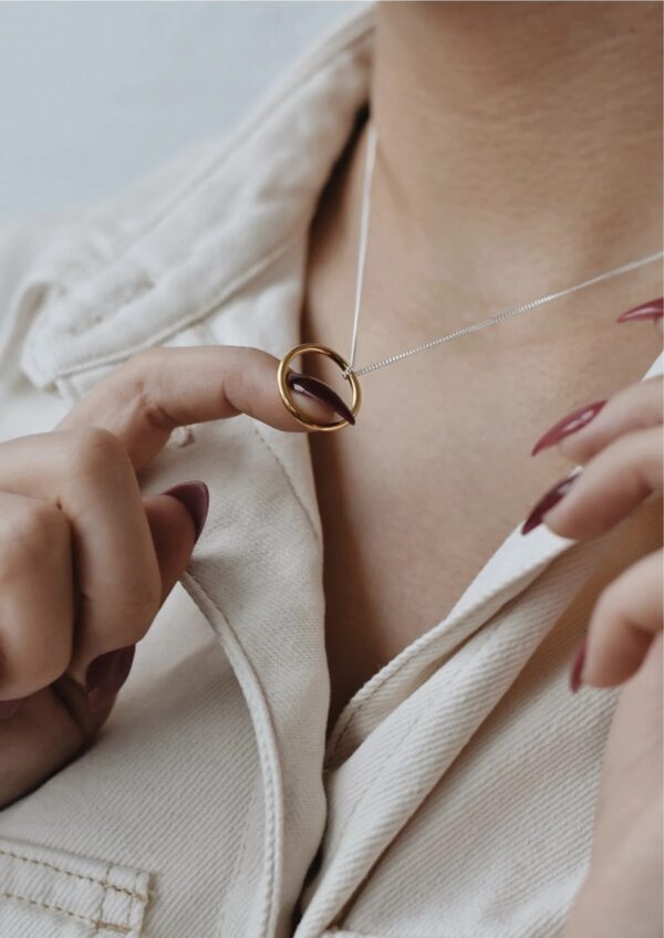 Circle Necklace – Gold
