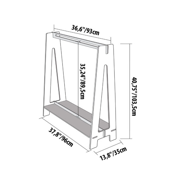 Toddlers Clothing Rack for Hangers