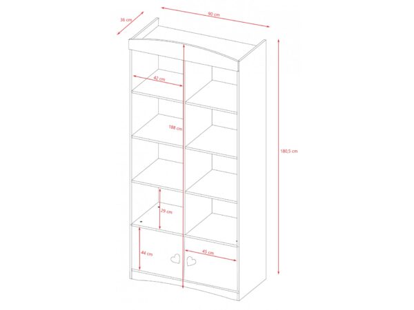 Double Bookshelf Julia