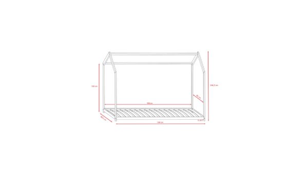 House Bed Bella – White