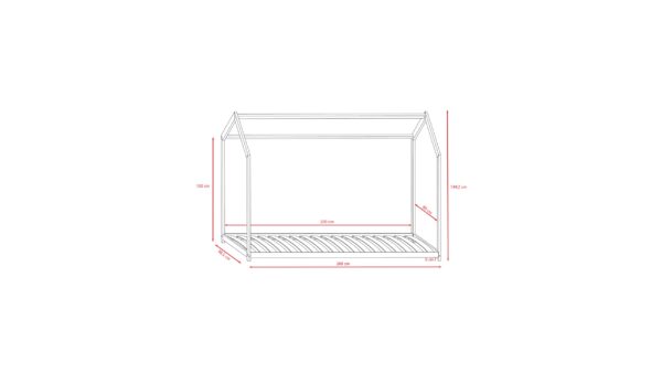 House Bed Bella – White