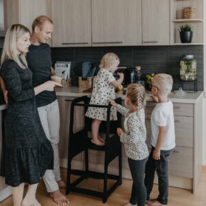 Montessori Helper Tower Step Stool / Kitchen Tower with BLACKBOARD