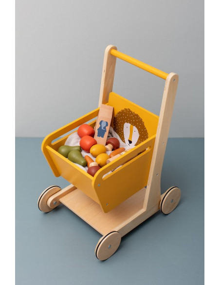 Wooden Shopping Cart – Mr. Lion