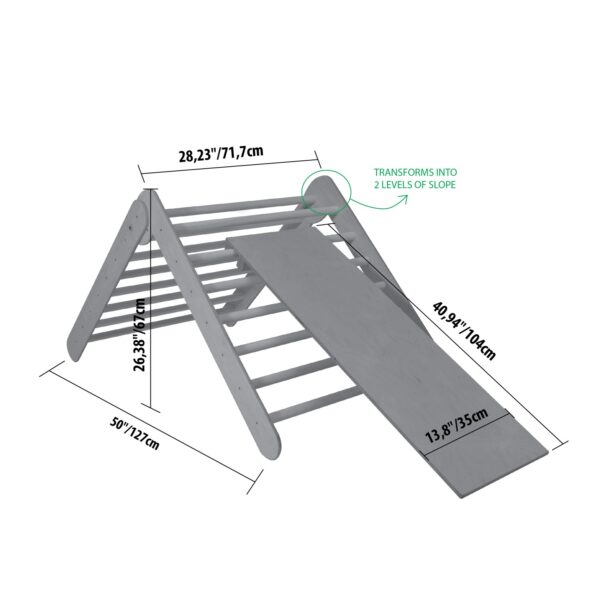 Montessori Climbing Triangle With Ramp