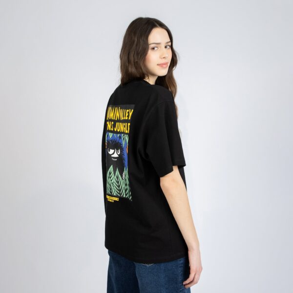 Moomin Jungle Heavy Unisex T-shirt – Black