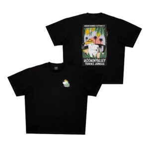 Moomin Jungle Heavy Unisex T-shirt – Black