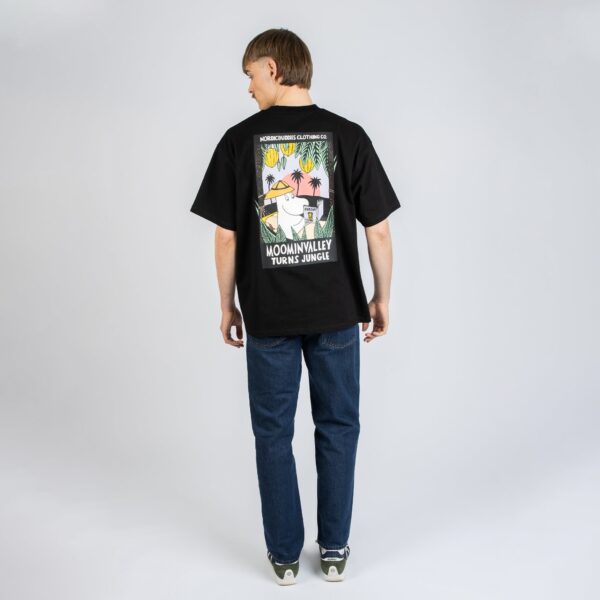 Moomin Jungle Heavy Unisex T-shirt – Black