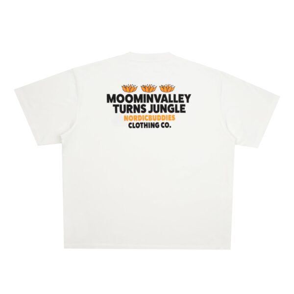Moomin Jungle Heavy Unisex T-shirt – White