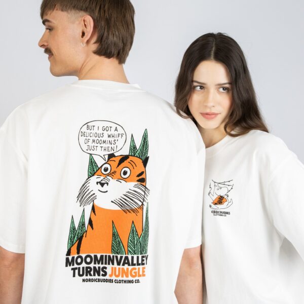 Moomin Jungle Heavy Unisex T-shirt – White