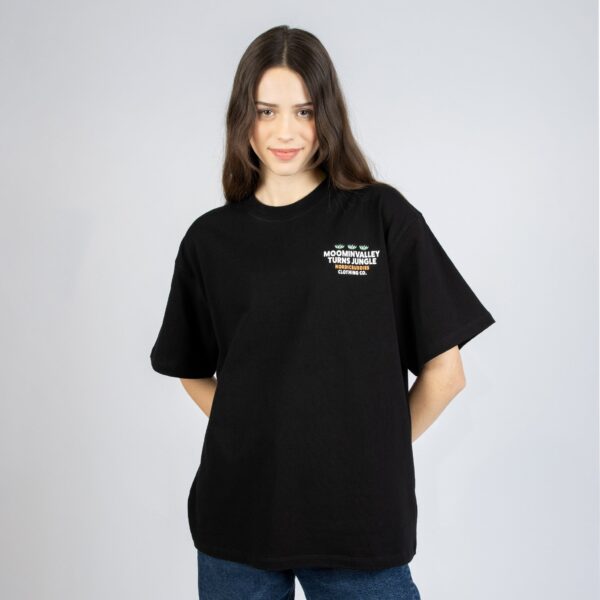 Moomintroll Jungle Heavy Unisex T-shirt – Black