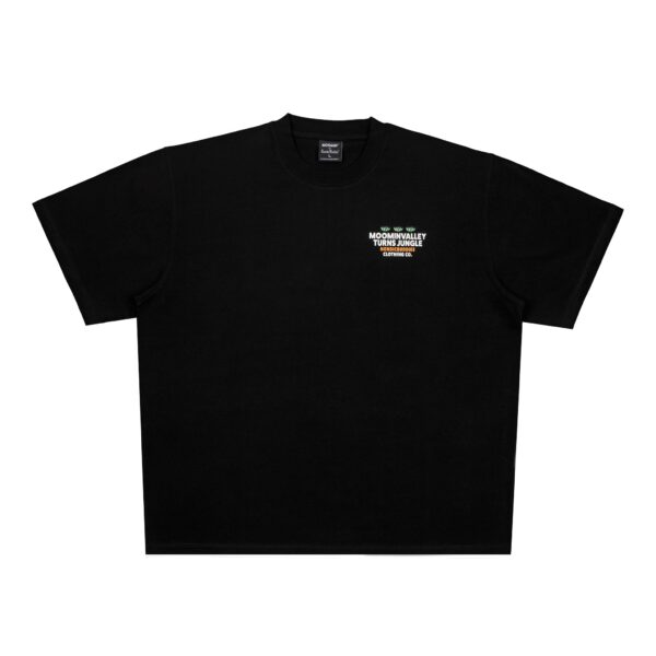 Moomintroll Jungle Heavy Unisex T-shirt – Black