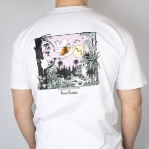 Moomintroll Jungle Heavy Unisex T-shirt – White